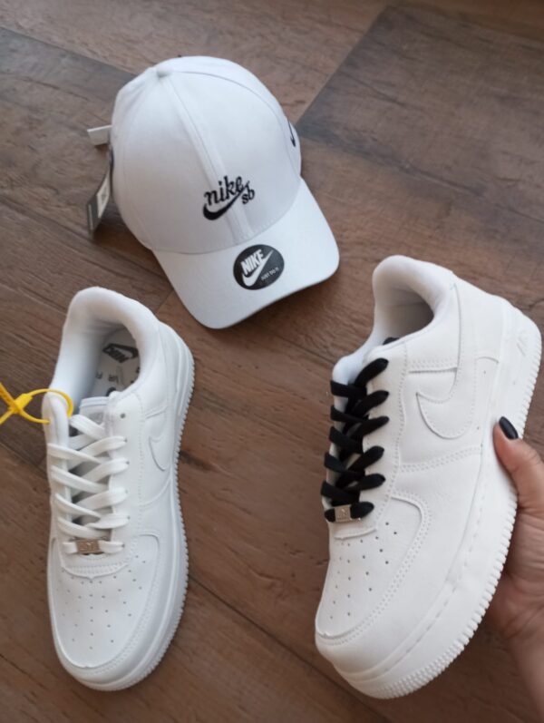 Kit Air Force Branco Com Boné